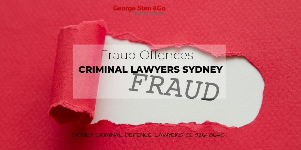 Fraud Offences - Sydney Fraud Lawyers George Sten & Co