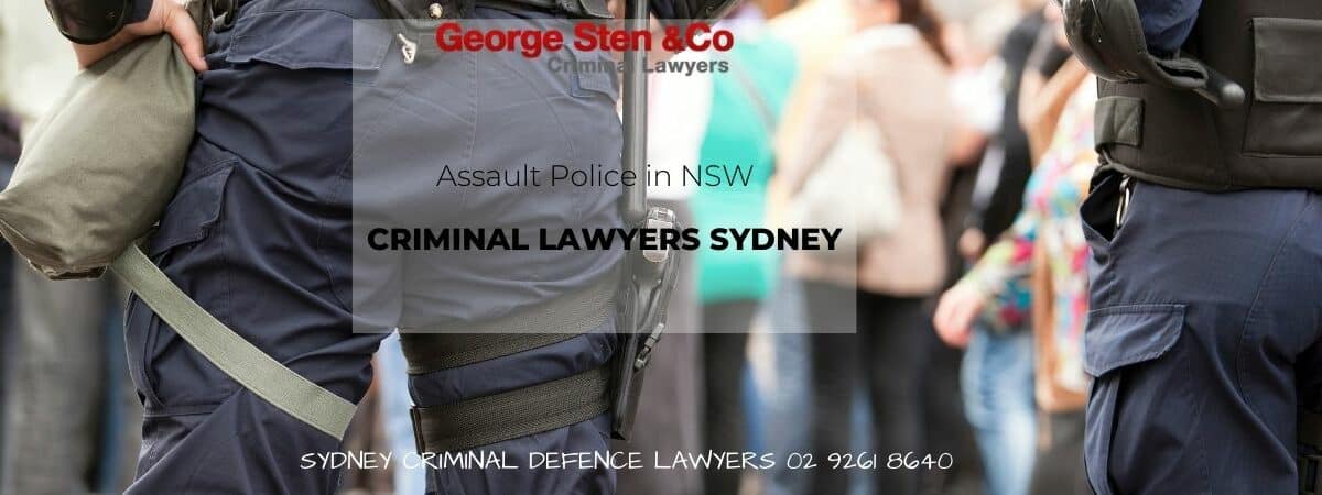 Assault Police Charges in NSW - Criminal Lawyers Sydney George Sten