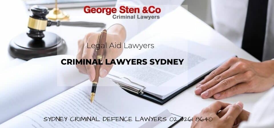 Legal Aid Lawyers Sydney - Criminal Lawyers George Sten